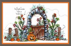 Pumpkin Leaf Arch